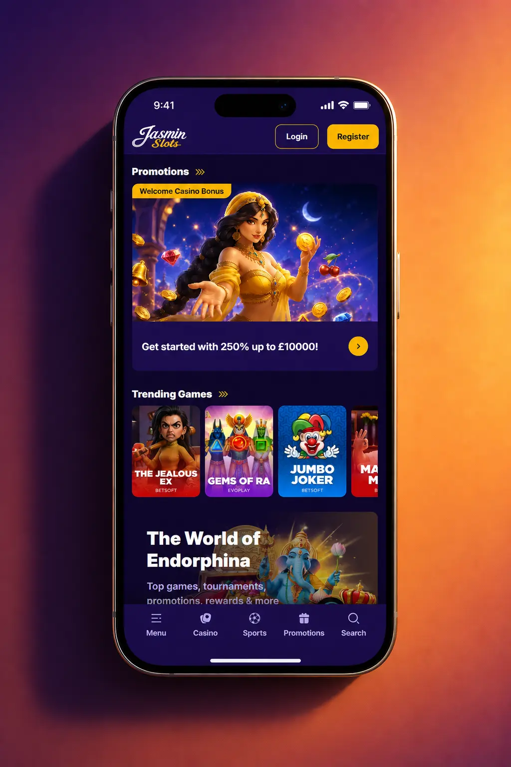 Jasmin Slots mobile PWA deposit guide showing cashier payment options including Visa PayPal and crypto for UK players