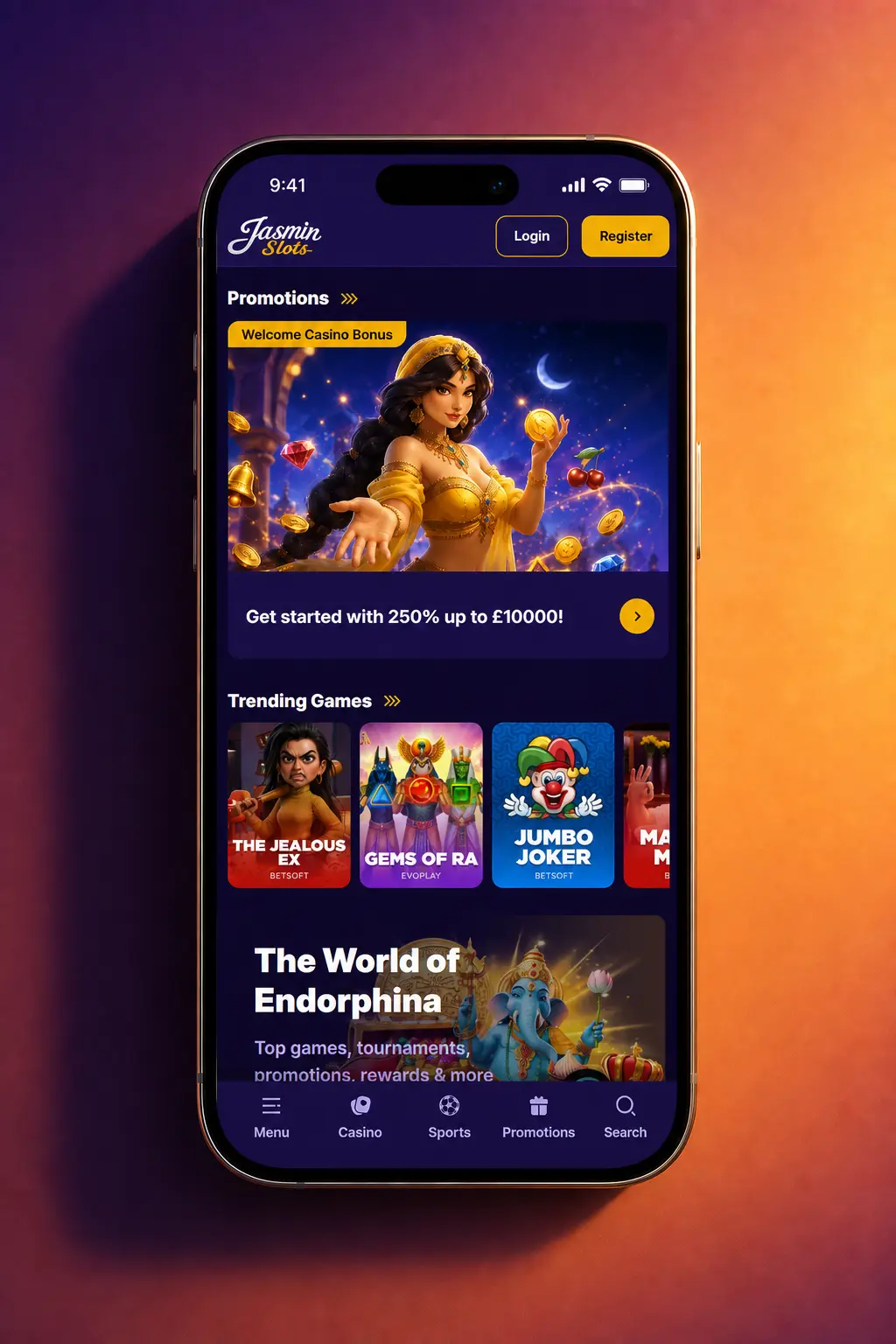 Jasmin Slots mobile PWA deposit guide showing cashier payment options including Visa, PayPal and crypto in the UK